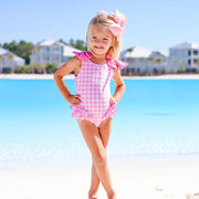 Capri Pink One Piece Swimsuit