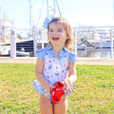 Nautical One Piece Swimsuit