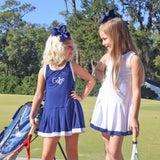 Navy & White Tennis Dress