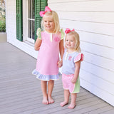 Colorblock Stripe Jade Dress