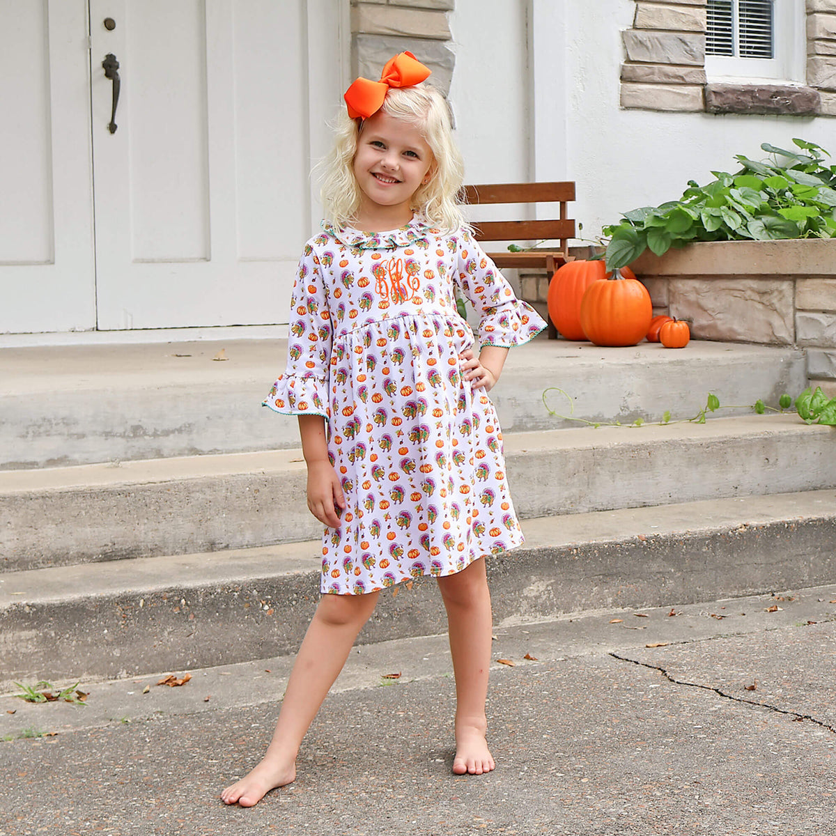 Autumn Turkey Sophia Dress