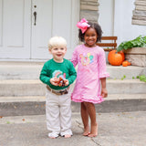 Adorable Turkey Pink Stripe Milly Dress