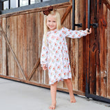 Feathery Turkey Eden Dress