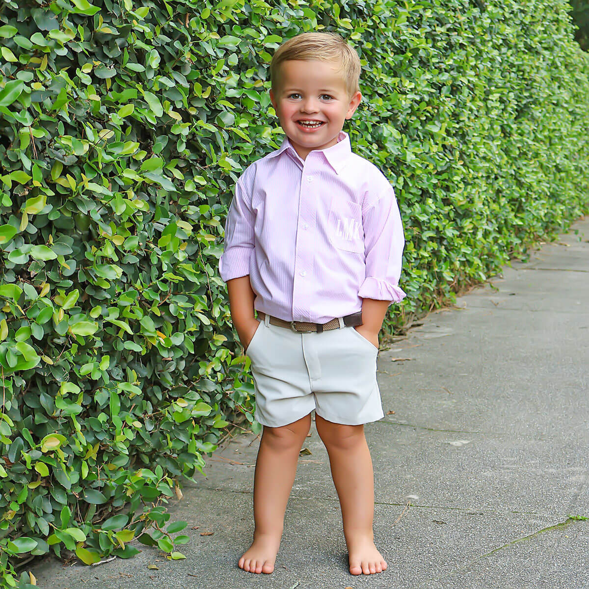 Pink Stripe Button Down Shirt