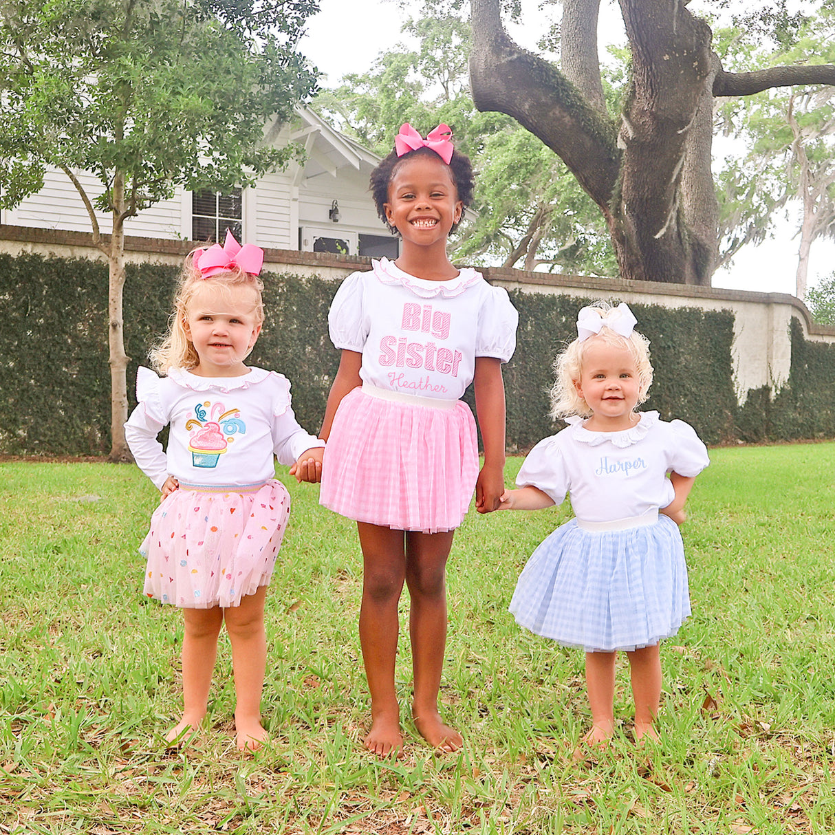 Pink Gingham Tutu Skirt