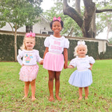 Pink Gingham Tutu Skirt