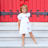 Heart Trio White Camila Dress