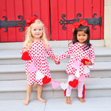 Heart & Daisy Print Ruby Dress