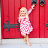 Heart & Daisy Print Ruby Dress