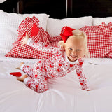 Heart Damask Print Pajamas