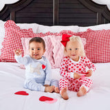 Heart & Daisy Print Pajamas