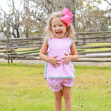 Pink Gingham Lucia Bloomer Set