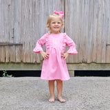Pink Corduroy Olivia Dress