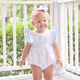 White & Light Blue Alice Bubble