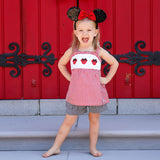 Mouse Ears Red Gingham Cara Short Set