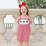 Mouse Ears Red Gingham Cara Dress