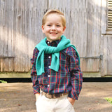 Oxford Plaid Button Down Shirt