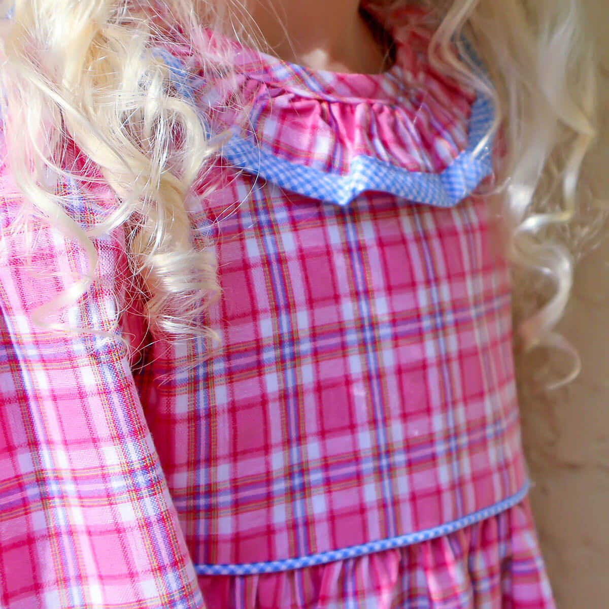 Pink Plaid Lillian Dress