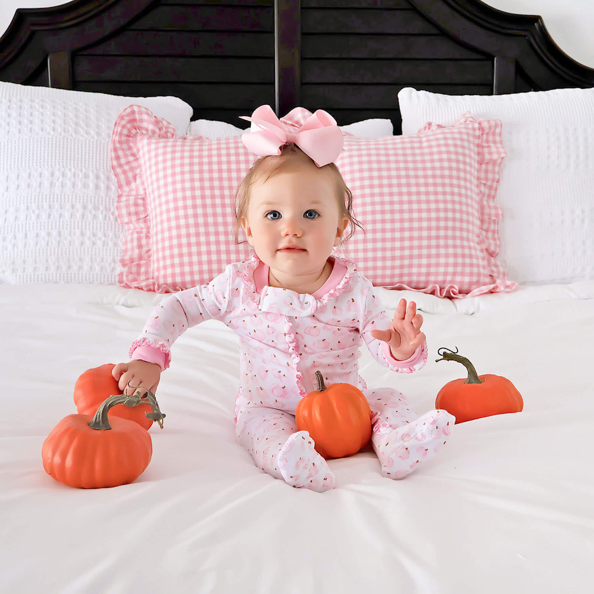 Little Pumpkin Patch Pink Zip Sleeper