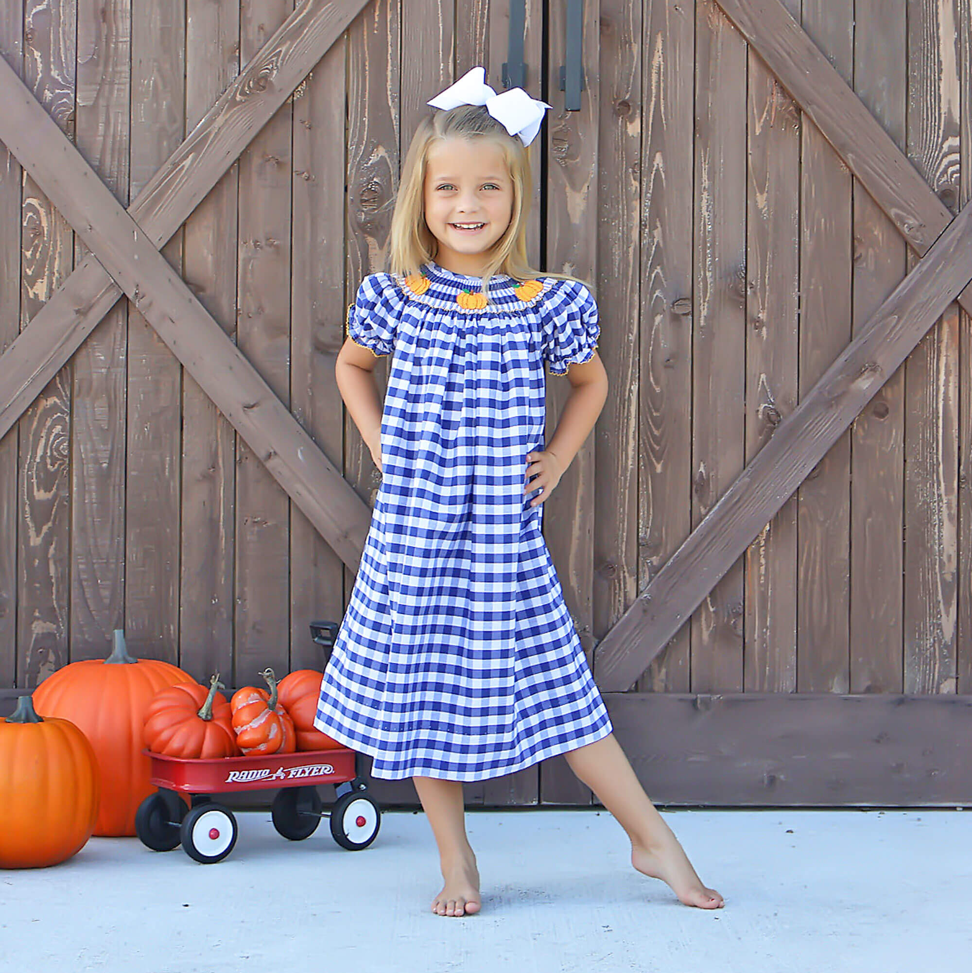 Adorable Smocked Pumpkin Outfits & Dresses | Classic Whimsy