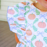 Harvest Pumpkin Print Alice Dress