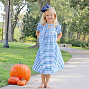 Fall Is In The Air Smocked Dress