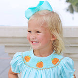 Pumpkin Harvest Wishes Smocked Bubble