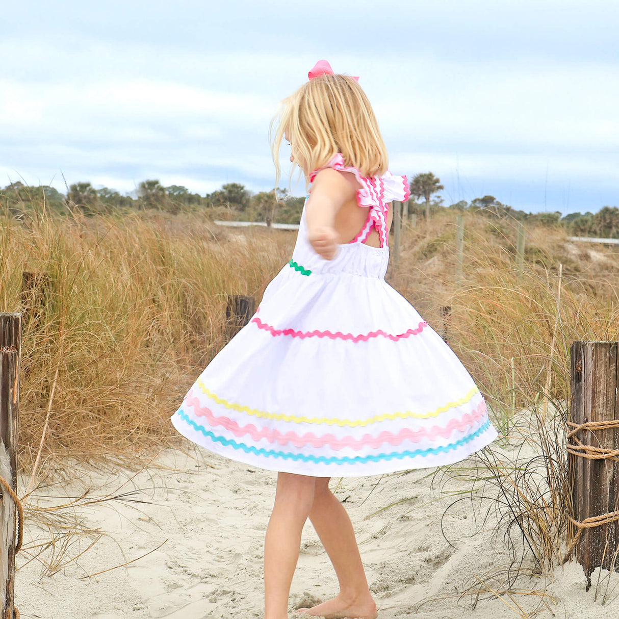 Rainbow Ric Rac Callie Dress