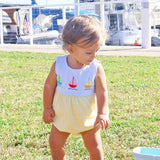 Nautical Adventure Light Blue Stripe Sun Bubble