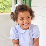 Light Blue Stripe Collared Dress