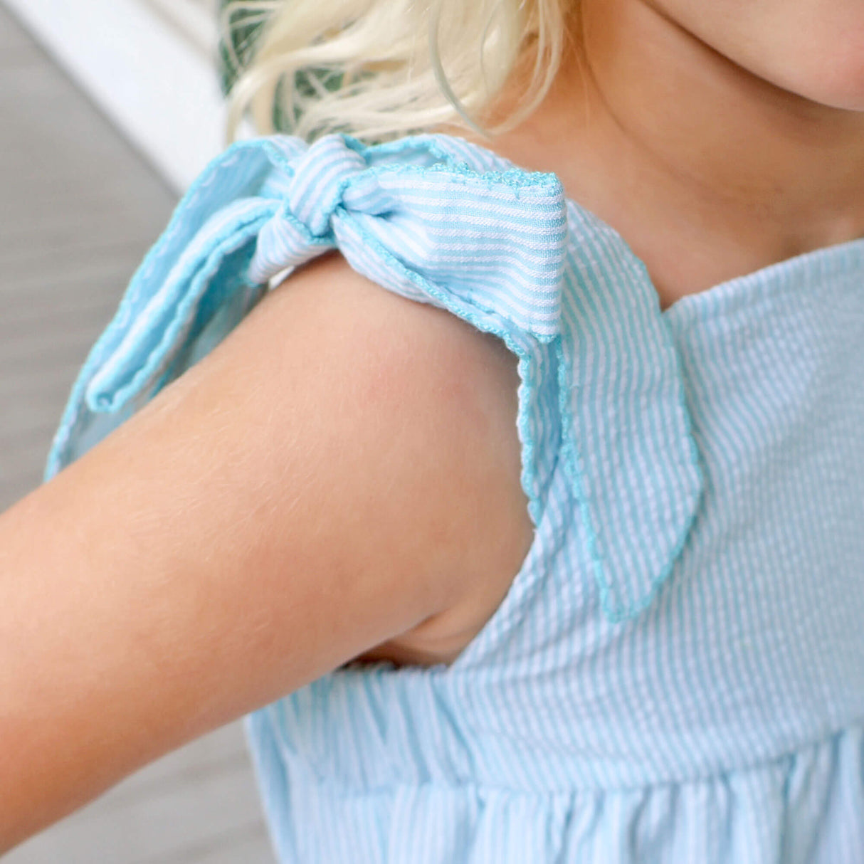 Turquoise Stripe Skyler Dress