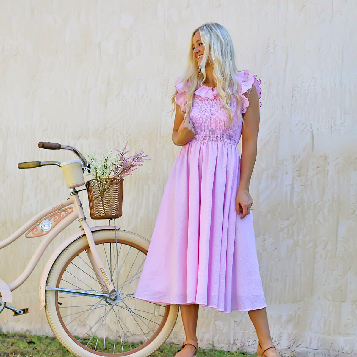 【福袋セール】 Women's Zoe Gingham Pink Dress Whimsy Classic – ワンピース