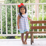 Patriotic Play Red & Blue Stripe Amy Bloomer Set