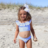 Capri Blue Two Piece Swimsuit