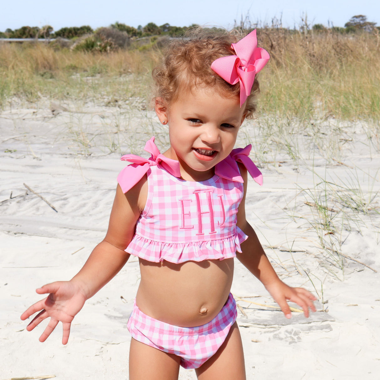 Capri Pink Two Piece Swimsuit