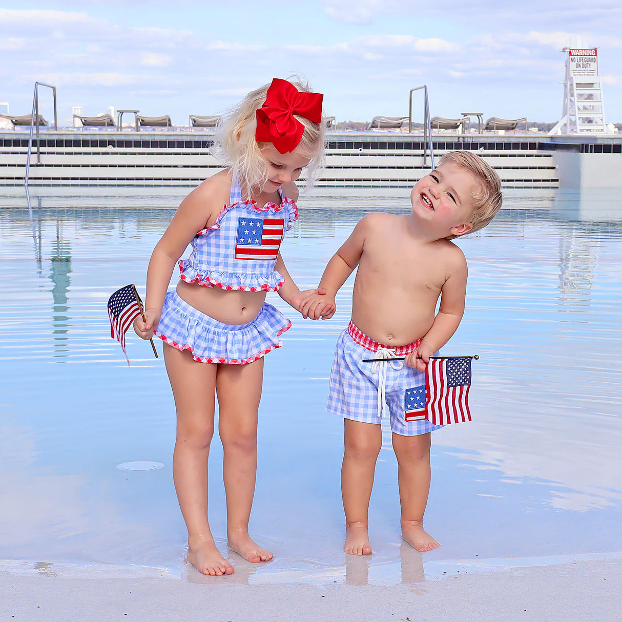 Americana Two Piece Swimsuit