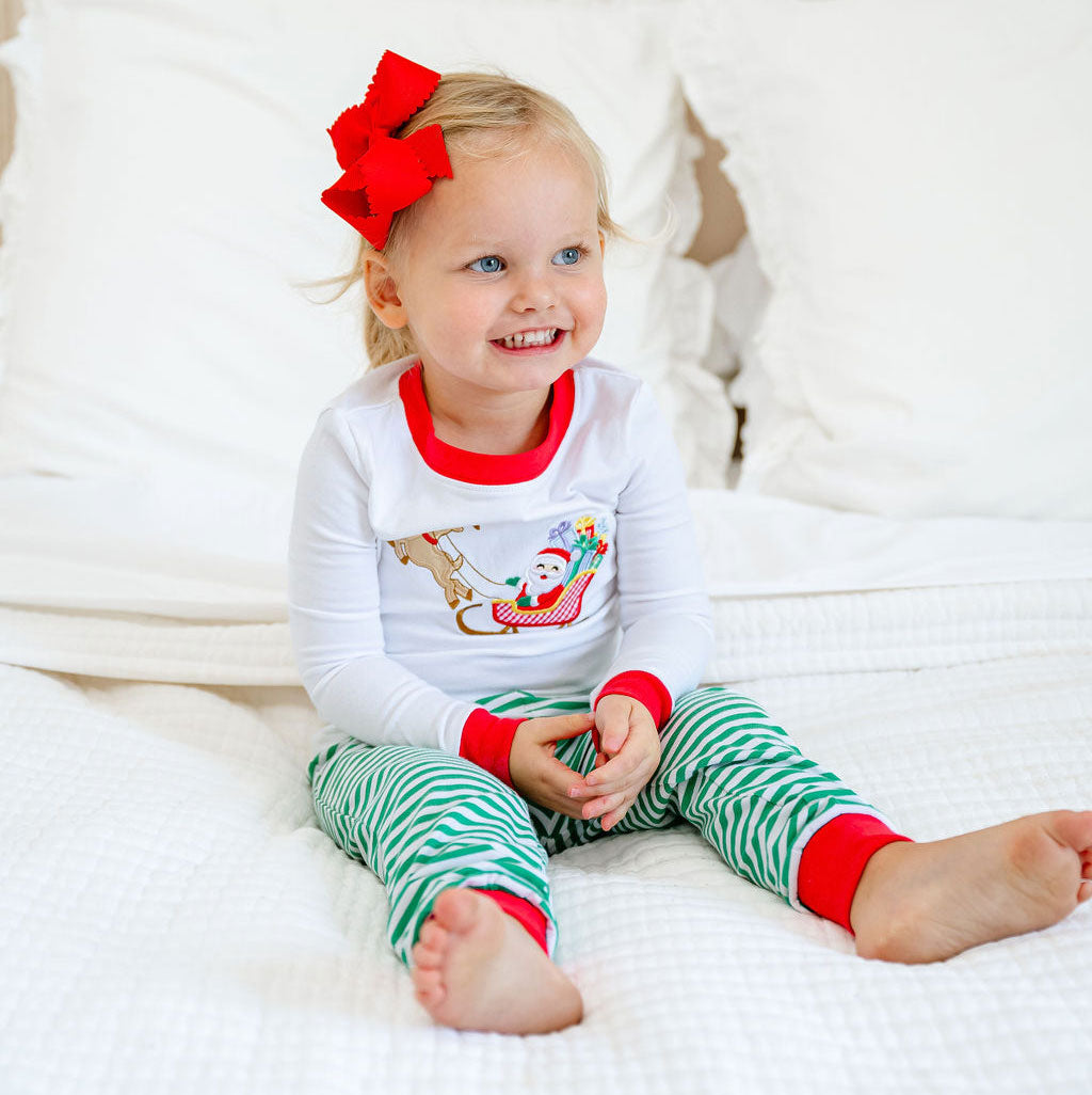Rudolph Santa s Sleigh Pajamas Classic Whimsy