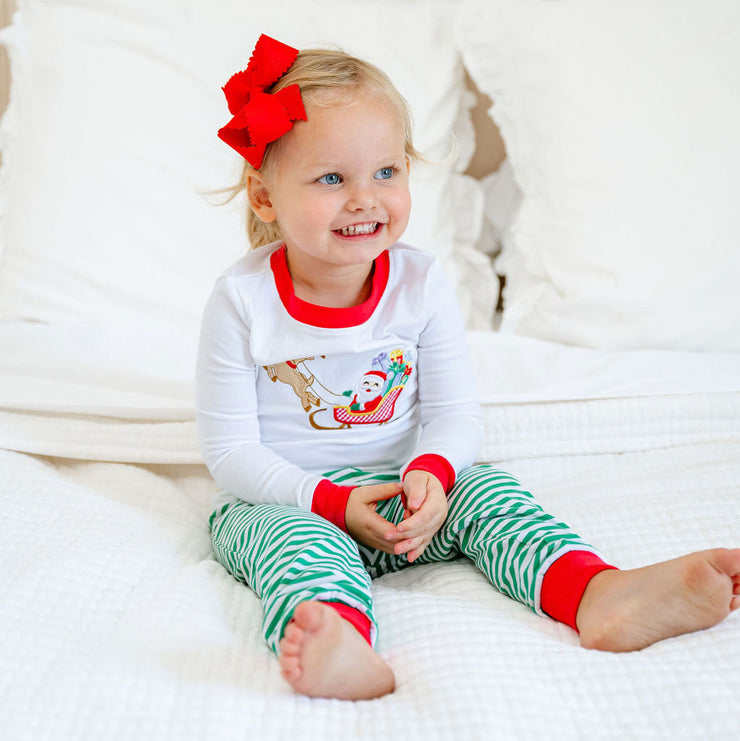 Rudolph & Santa's Sleigh Pajamas