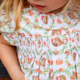 Wild Turkey Smocked Beth Dress