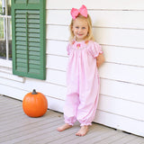 Pink Turkey Smocked Long Bubble