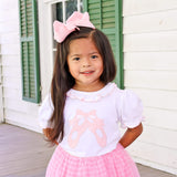 Little Ballerina White Ruffle Top
