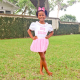 Pink Gingham Tutu Skirt