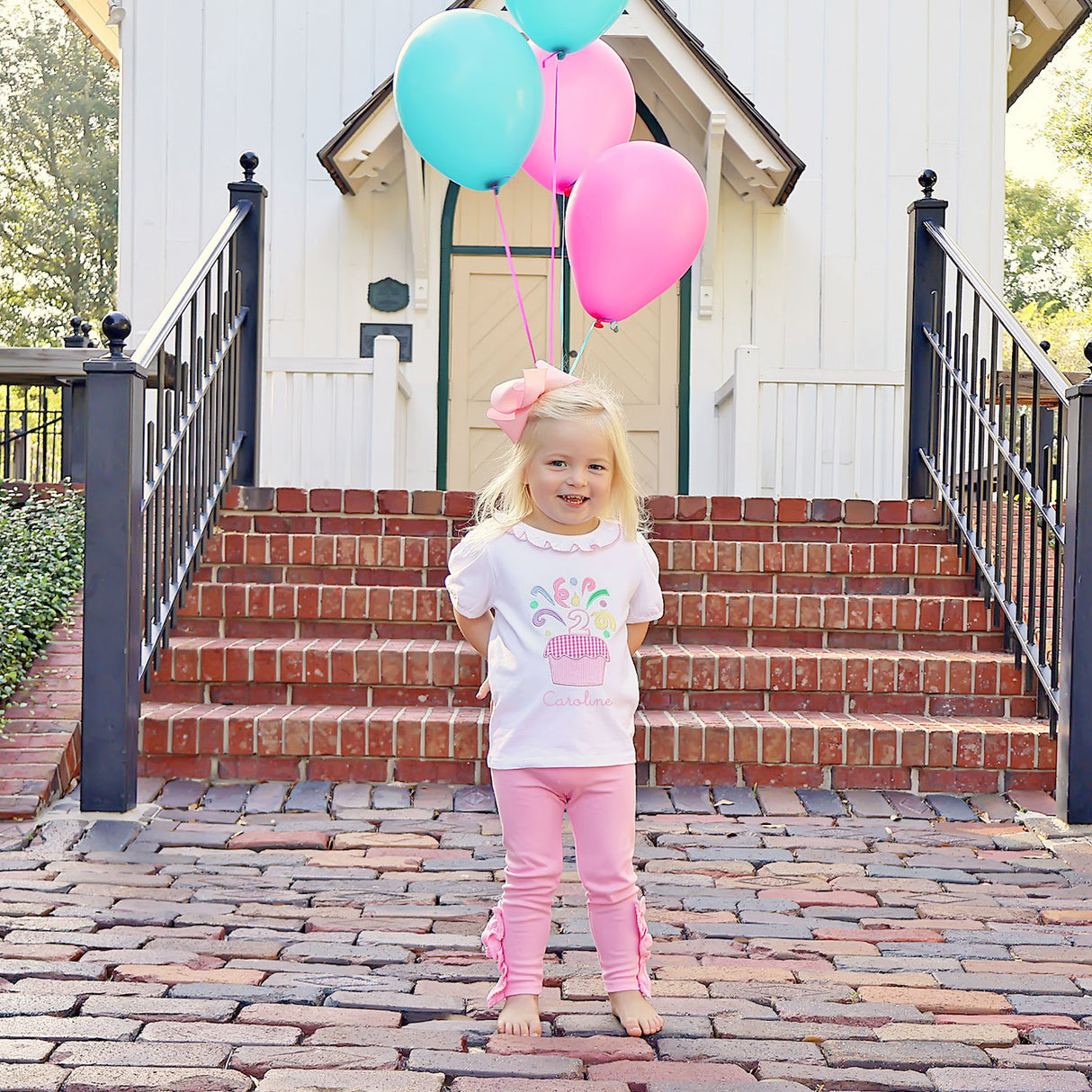 Second Birthday Cupcake Ruffle Top