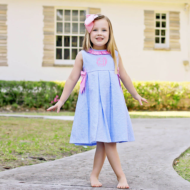 Camden Plaid Blue Eloise Dress Camden Plaid Blue Eloise Dress