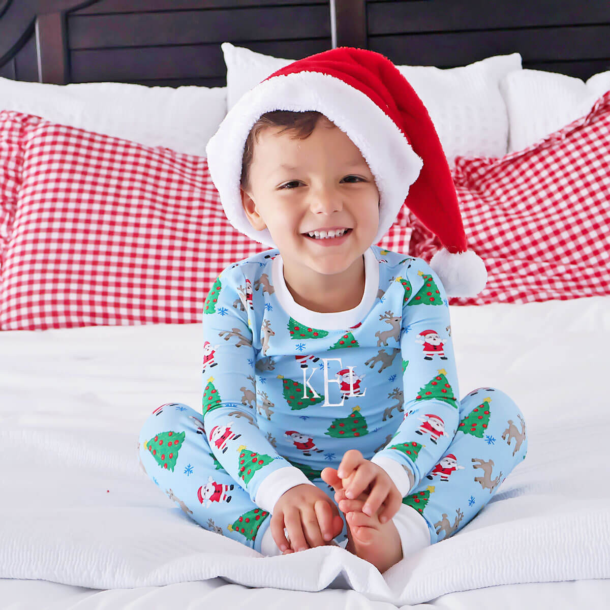 Christmas Cheer Blue Pajamas Christmas Cheer Blue Pajamas