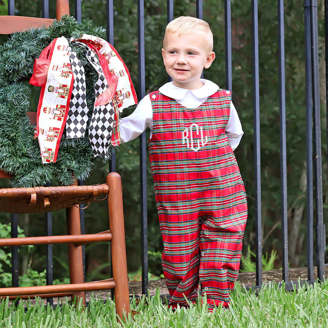 2PC Smock Neck Christ Gown