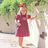 Westmount Plaid Red Sash Dress