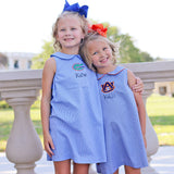Auburn Embroidered Navy Dress
