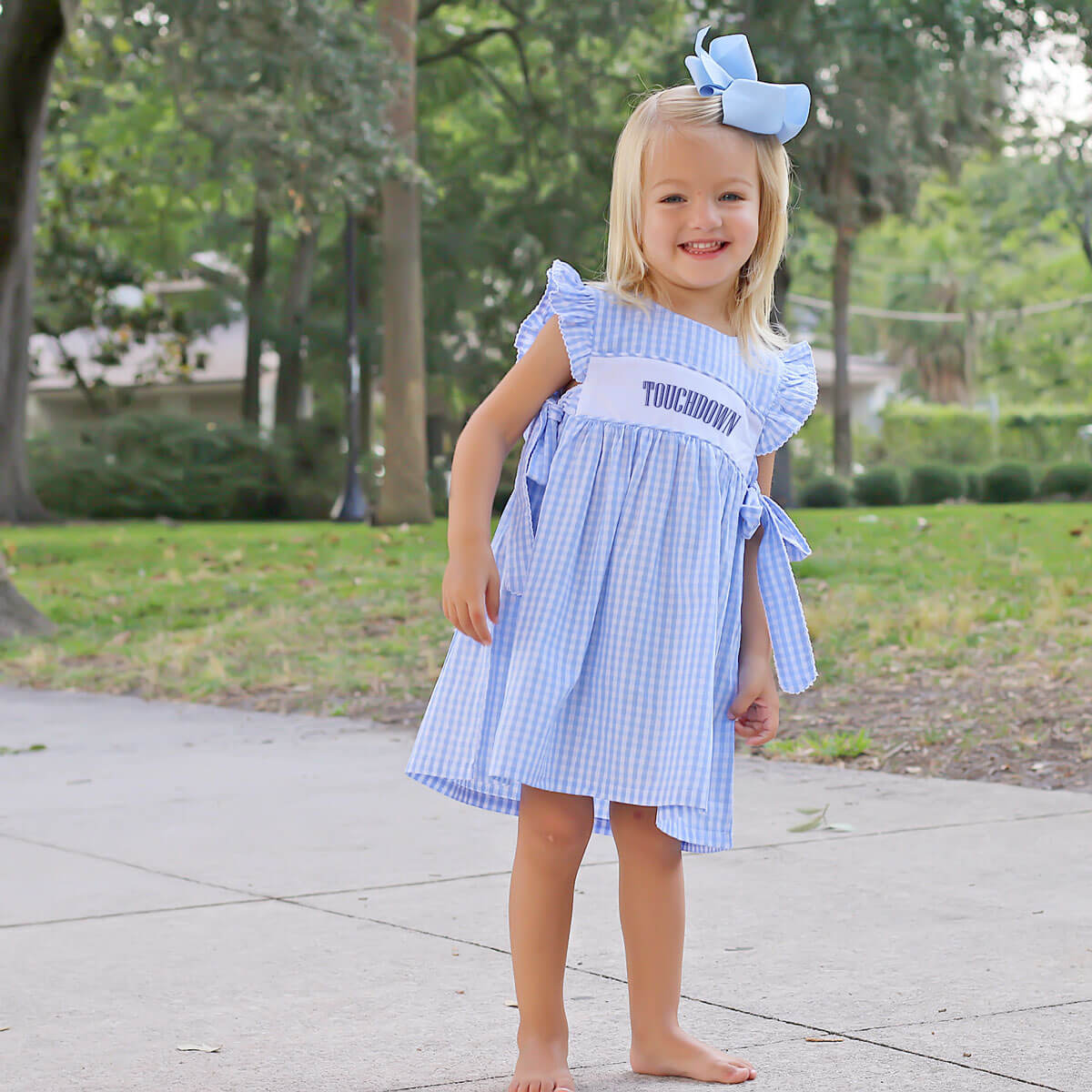 Light Blue Gingham Avery Dress Classic Whimsy