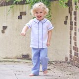 Royal Blue Gingham Standard Pants